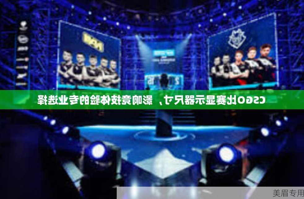 CSGO比赛显示器尺寸，影响竞技体验的专业选择